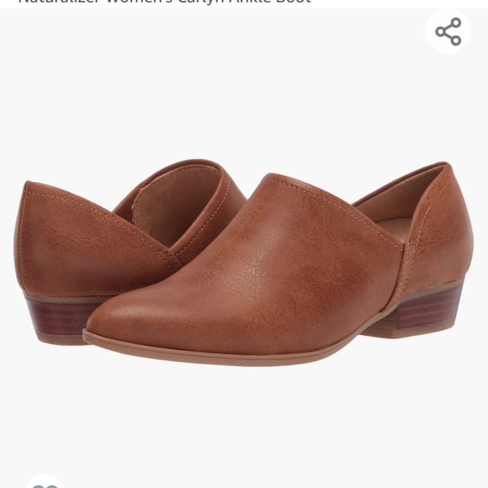 Naturalizer tan brown Carlyn boot bootie New Without box
